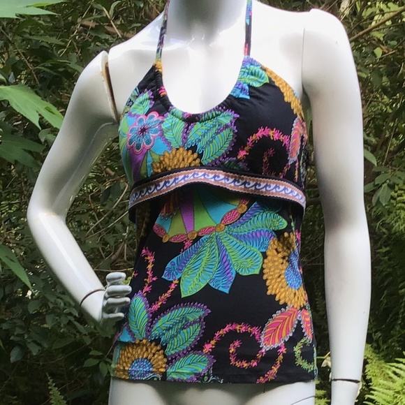 Trina Turk | Tops | Vintage Trina Turk Swim Top Or Top | Poshmark